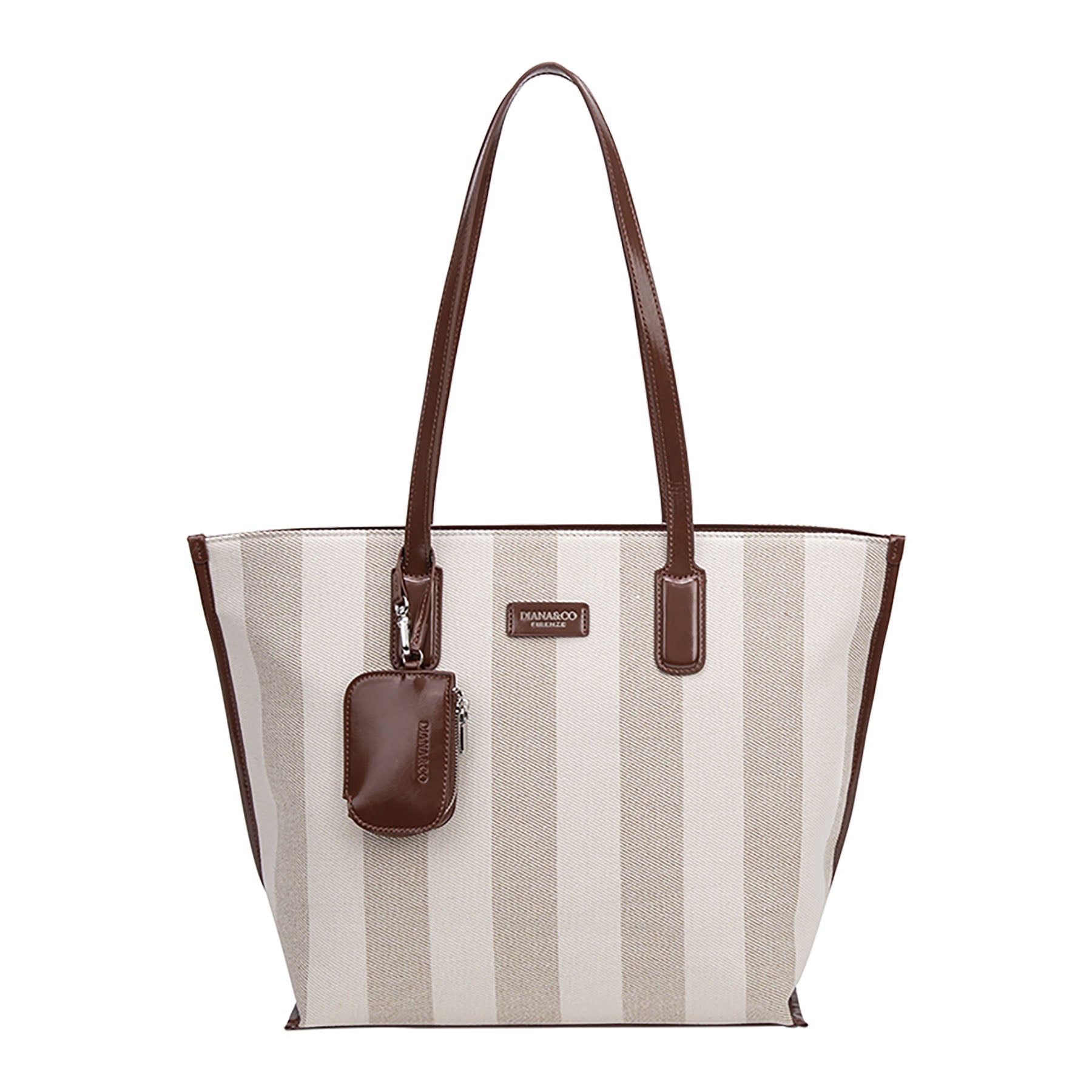 Borsa Tote Donna Grande Elegante con Portamonete | Borsa in Tessuto Stampato