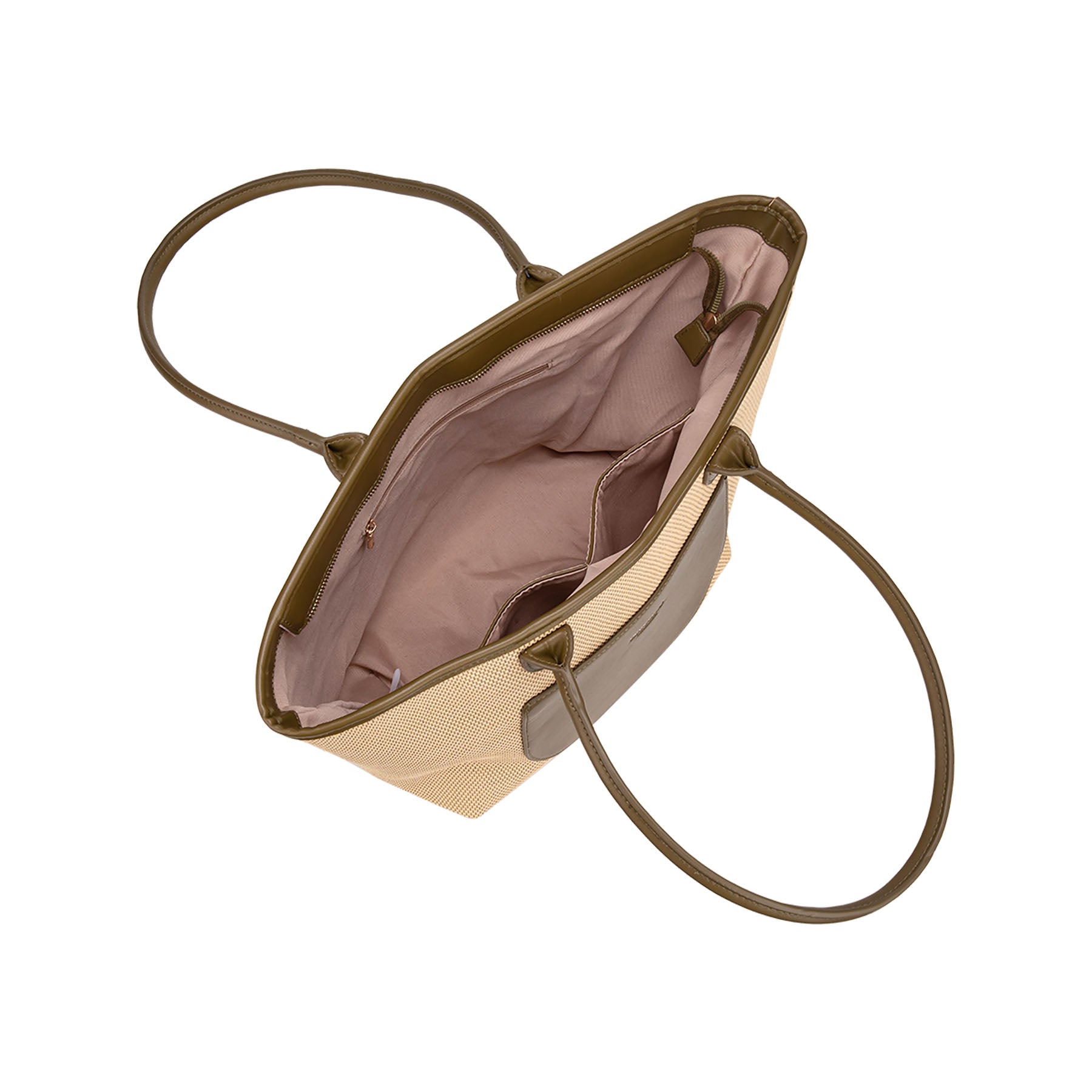 Borsa Grande Elegante | Borsa Tote in Paglia Stampata da Donna