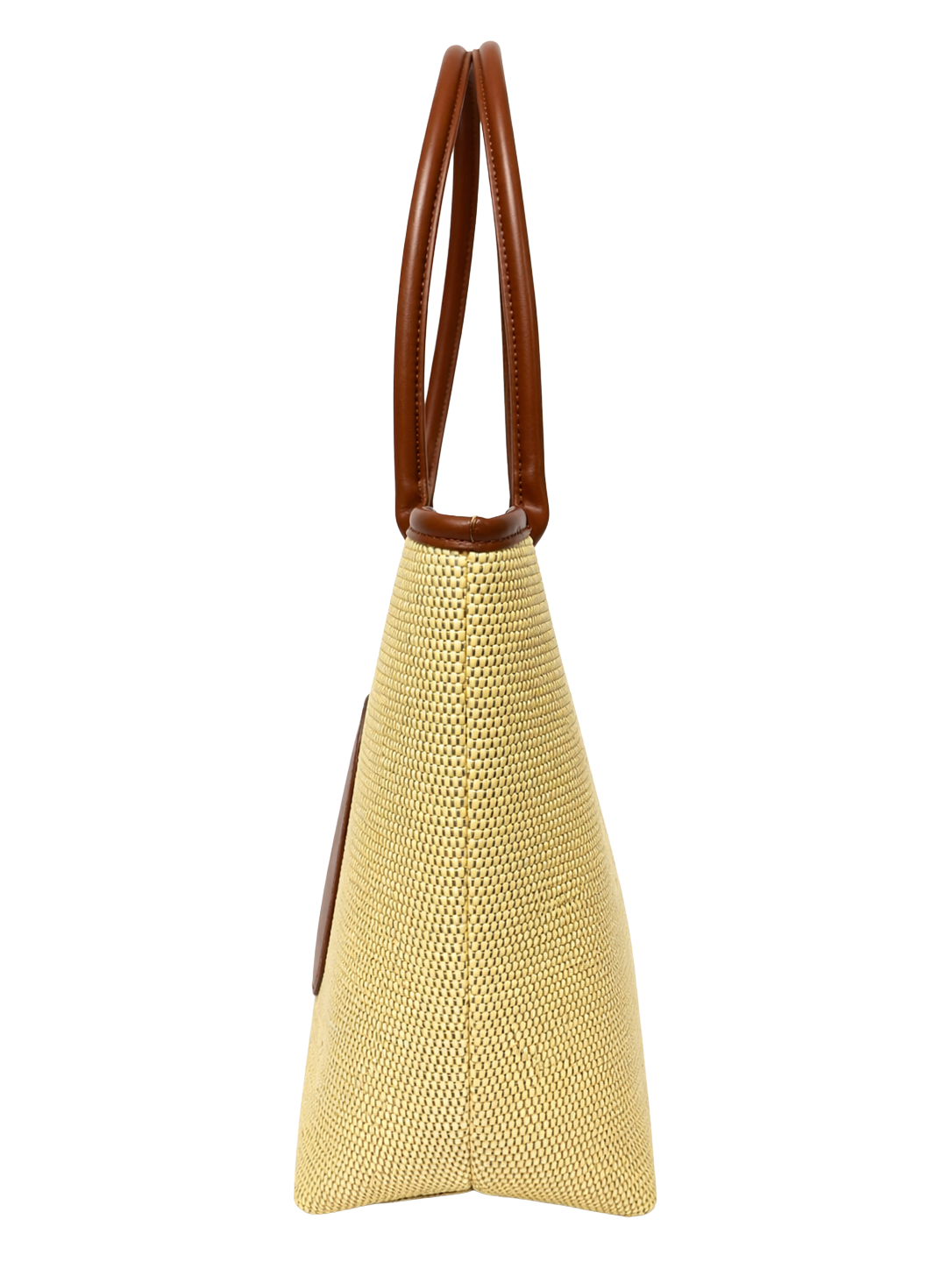 Borsa Grande Elegante | Borsa Tote in Paglia Stampata da Donna