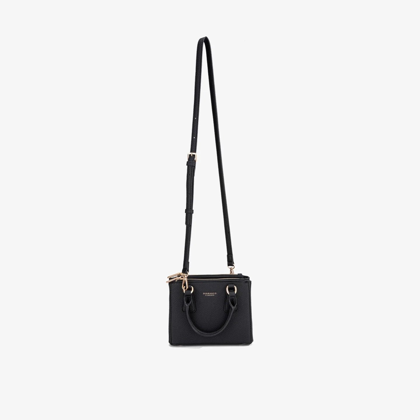 Borsa a Mano Bordeaux-Nera  con Tracolla Rimovibile | Borsa Elegante Donna
