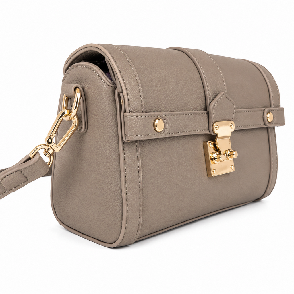 Borsa a Spalla Nera Elegante con Tracolla | Borsa Donna Raffinata