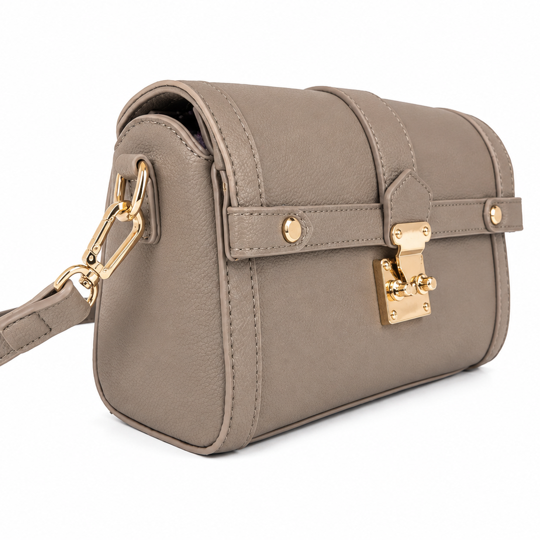 Borsa a Spalla Nera Elegante con Tracolla | Borsa Donna Raffinata
