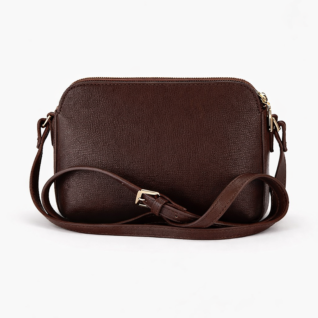 Borsa Tracolla Coffee Donna | Borsa Elegante Marrone -  Moderna
