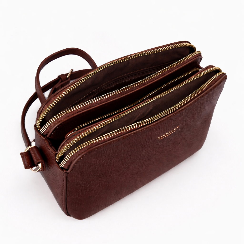 Borsa Tracolla Coffee Donna | Borsa Elegante Marrone -  Moderna