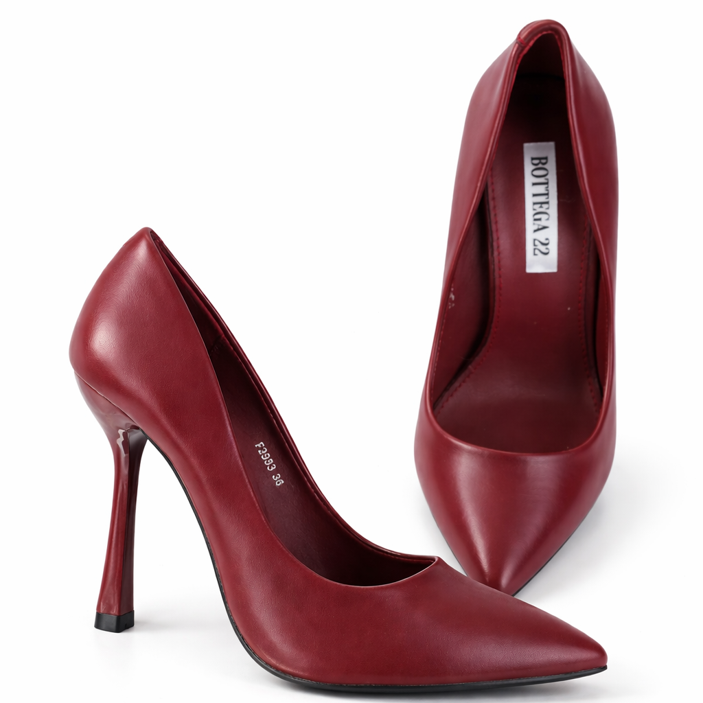 Décolleté Wine Donna con Tacco a Spillo Elegante
