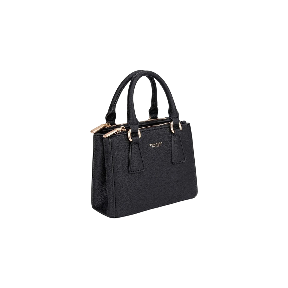 Borsa a Mano Bordeaux-Nera  con Tracolla Rimovibile | Borsa Elegante Donna