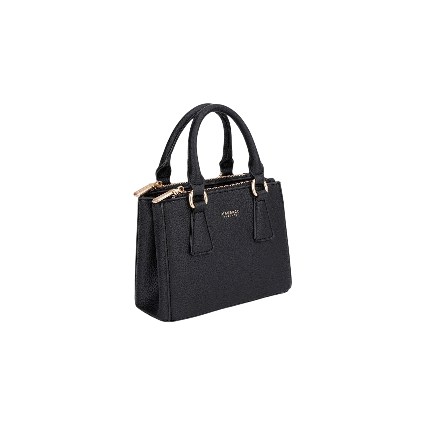Borsa a Mano Bordeaux-Nera  con Tracolla Rimovibile | Borsa Elegante Donna